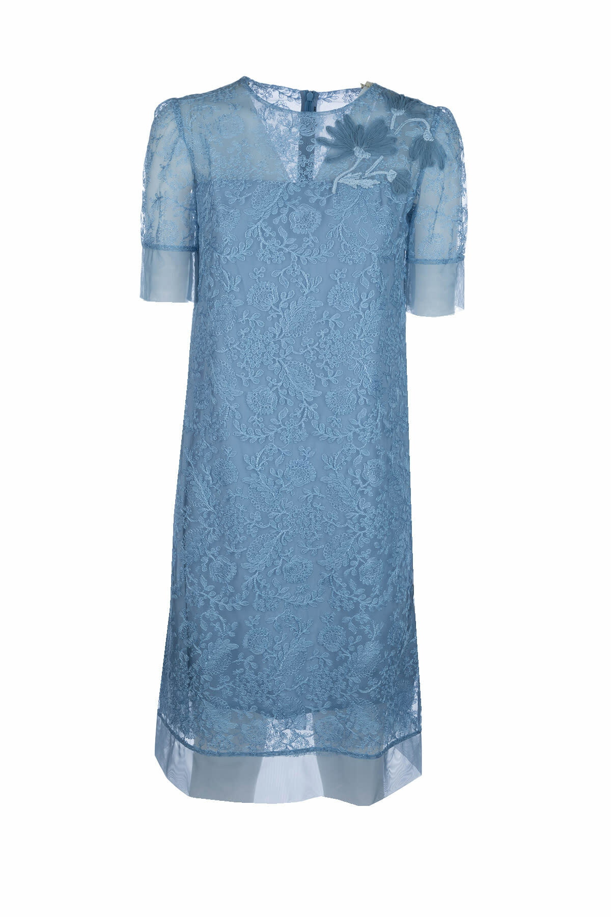 スカート ERMANNO SCERVINO Abito pizzo Light Blue Ermanno Scervino Abiti Ermanno Scervino