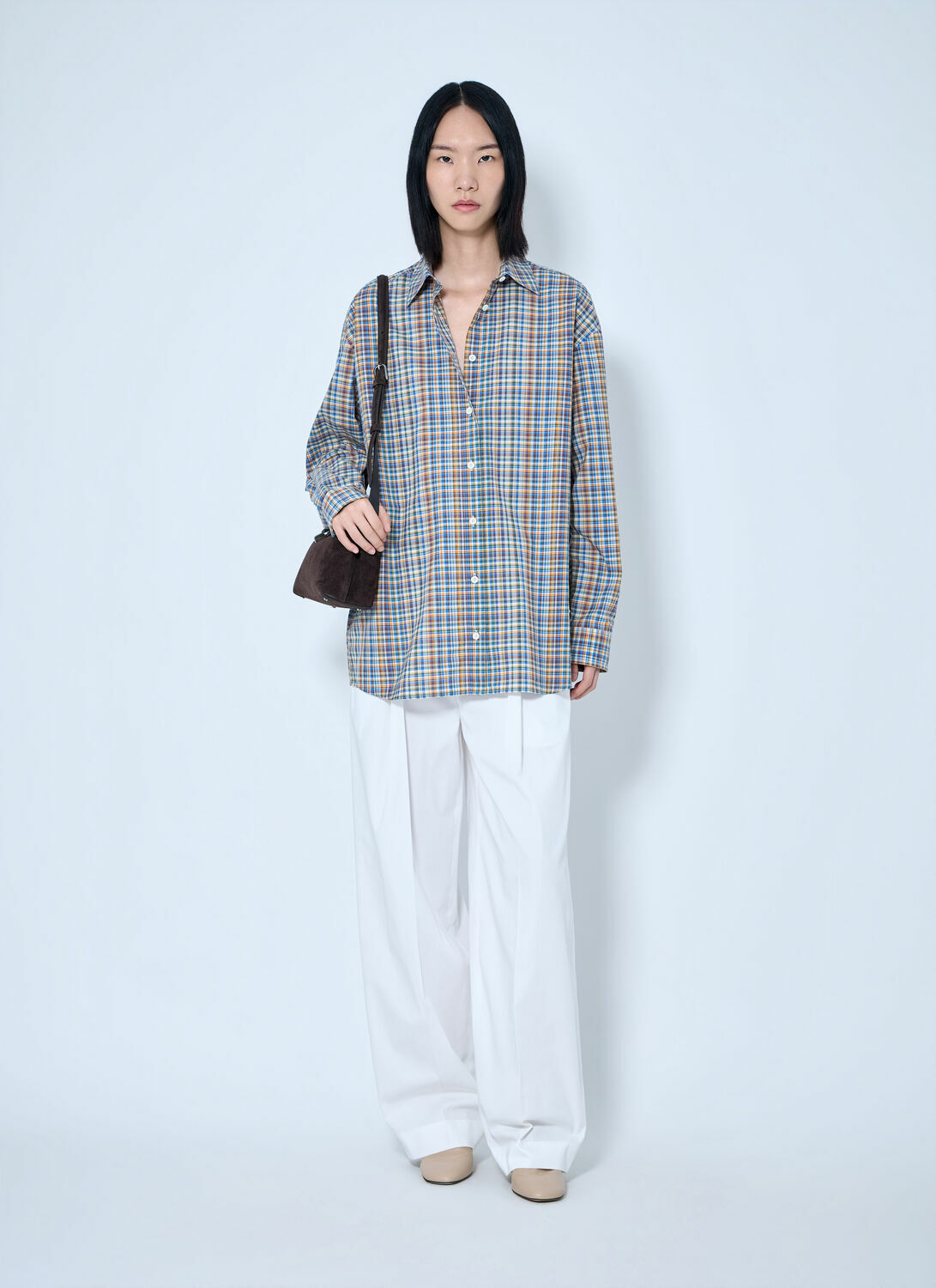 Toteme Single Pleat Cotton Trousers