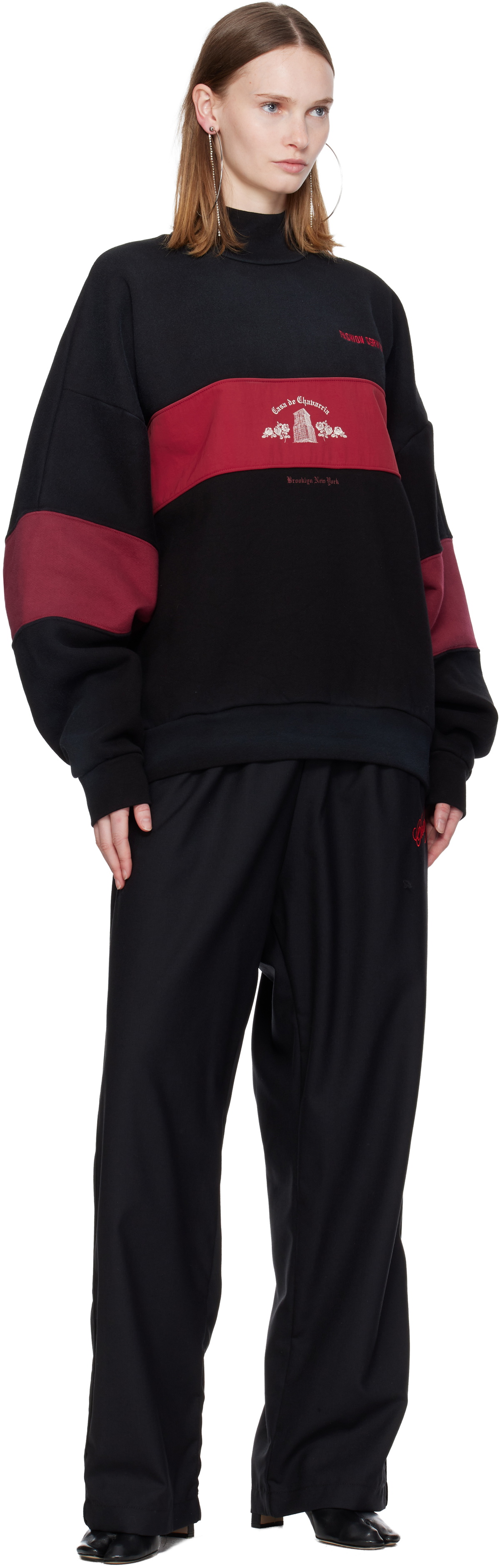 WILLY CHAVARRIA Black 'Casa de Chavarria' Sweatshirt