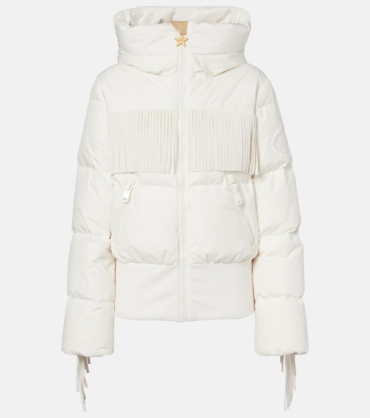 Goldbergh Marna fringed down ski jacket