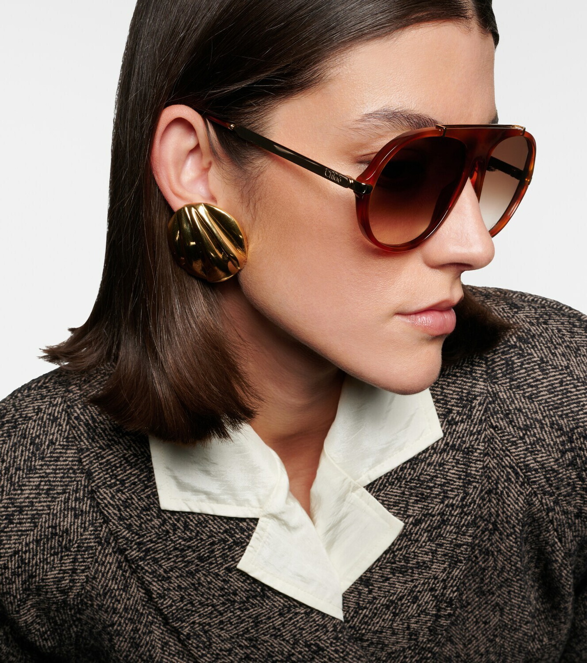 Chloé Aly aviator sunglasses
