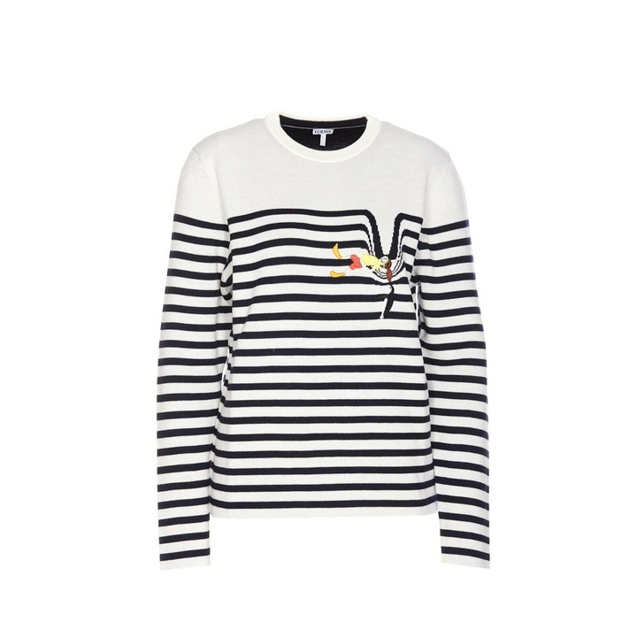 Photo: Loewe X Suna Fujita Striped Sweater