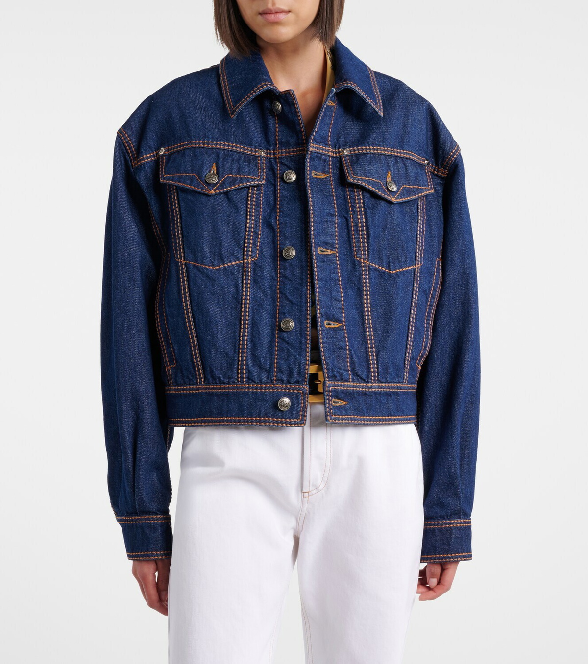 Versace Medusa denim jacket