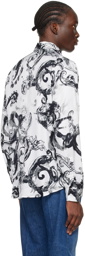 Versace Jeans Couture White Watercolour Shirt