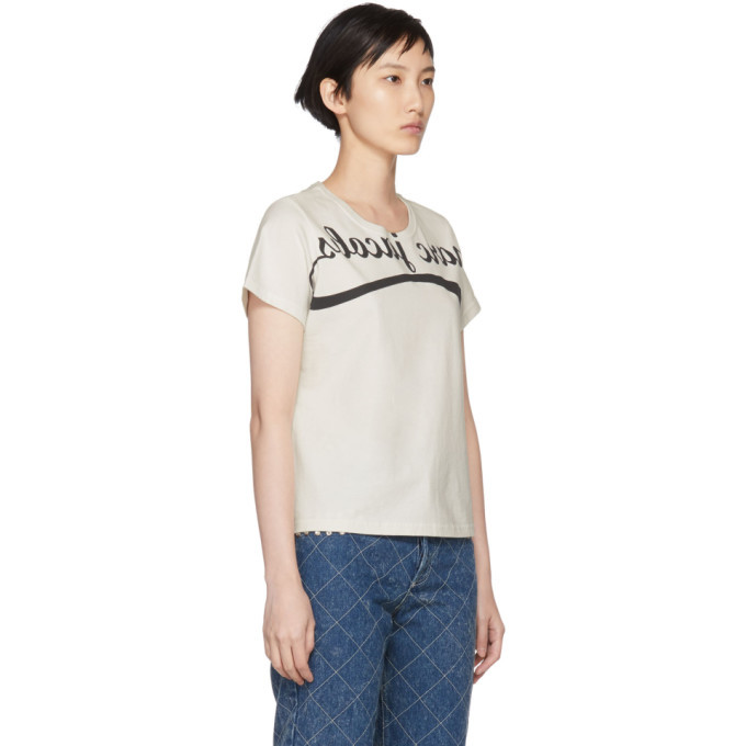 Marc Jacobs Off-White Reverse Logo T-Shirt Marc Jacobs