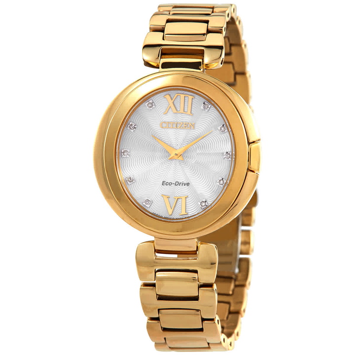Photo: Citizen Capella Diamond Silver Dial Ladies Watch EX1512-53A