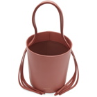 Mansur Gavriel Pink Fringe Bucket Bag