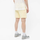 Colorful Standard Men's Classic Organic Sweat Short in Soft Yellow
