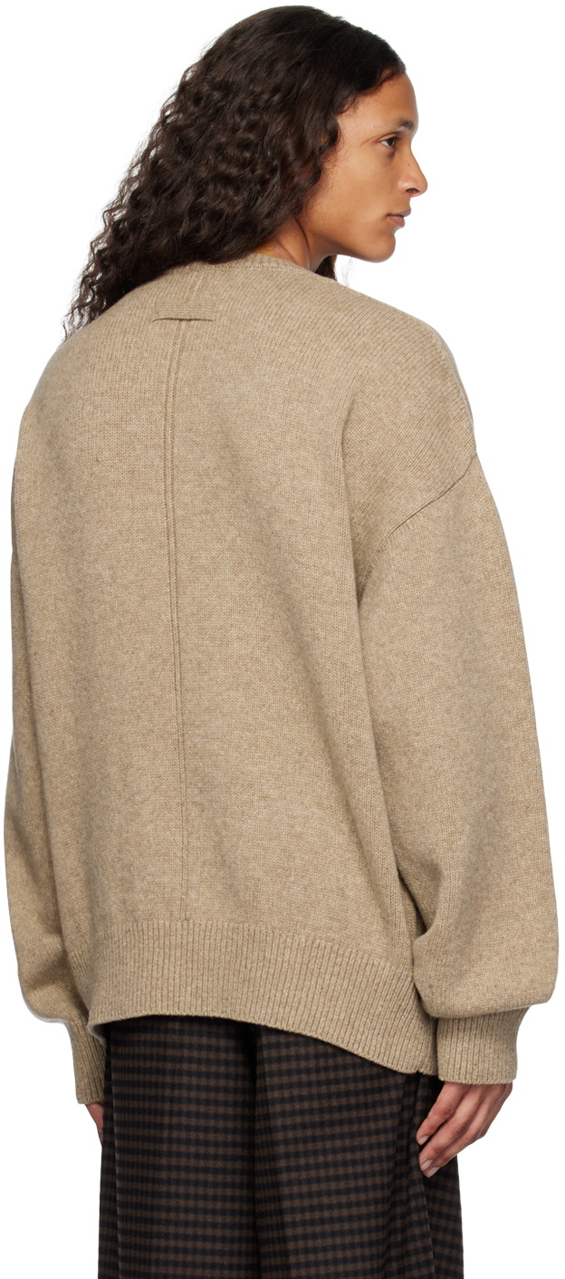 stein Beige Crewneck Sweater