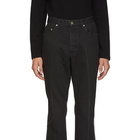 Johnlawrencesullivan Black Slim-Fit Jeans