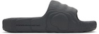 adidas Originals Gray Adilette 22 Pool Slides