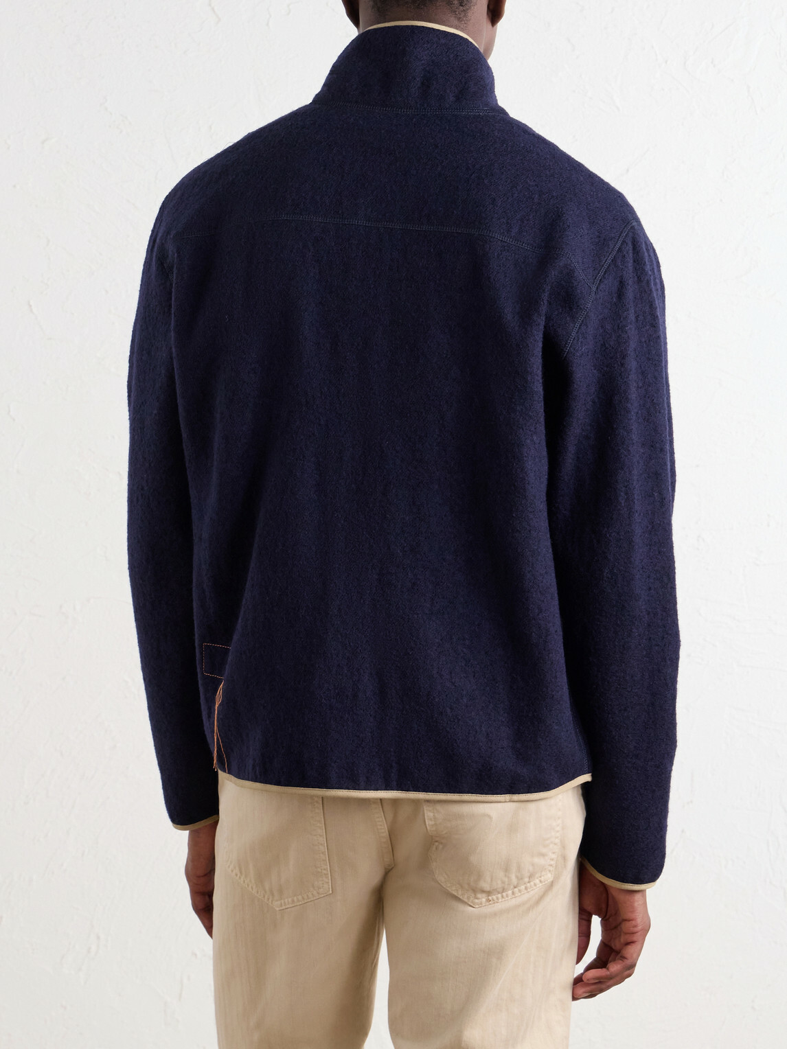 Fortela - K13 Brushed Virgin Wool-Twill Jacket - Blue