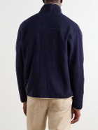 Fortela - K13 Brushed Virgin Wool-Twill Jacket - Blue