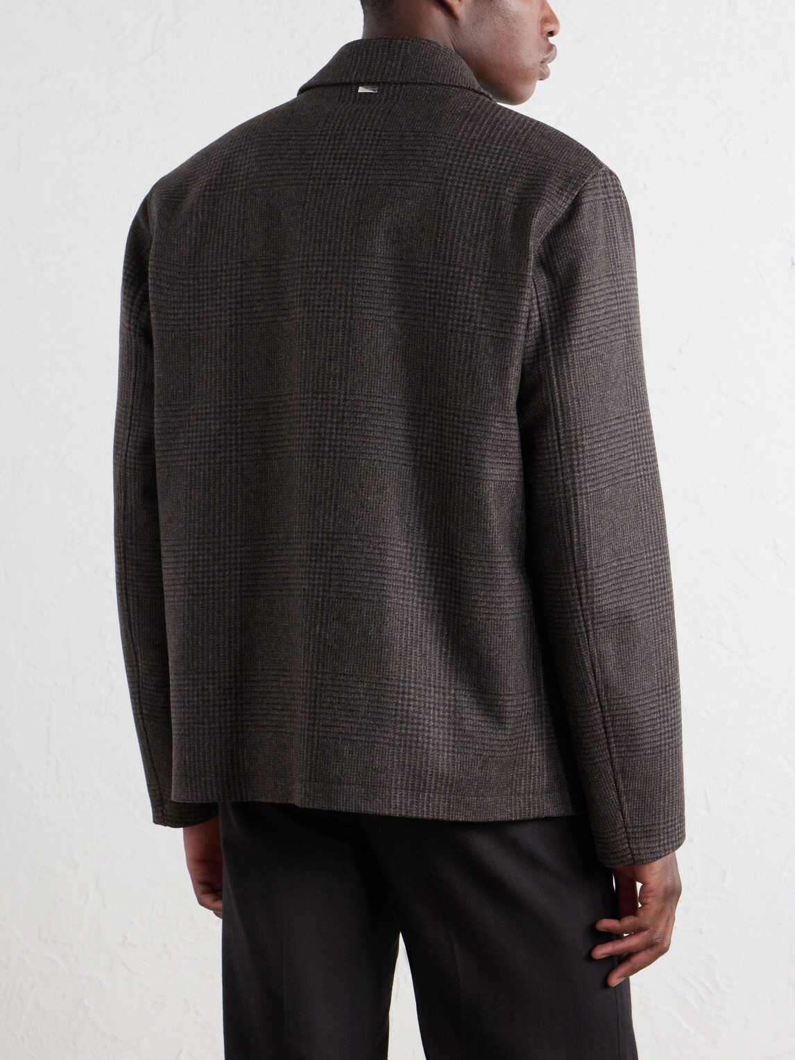 Herno - Padded Wool-Blend Tweed Overshirt - Brown