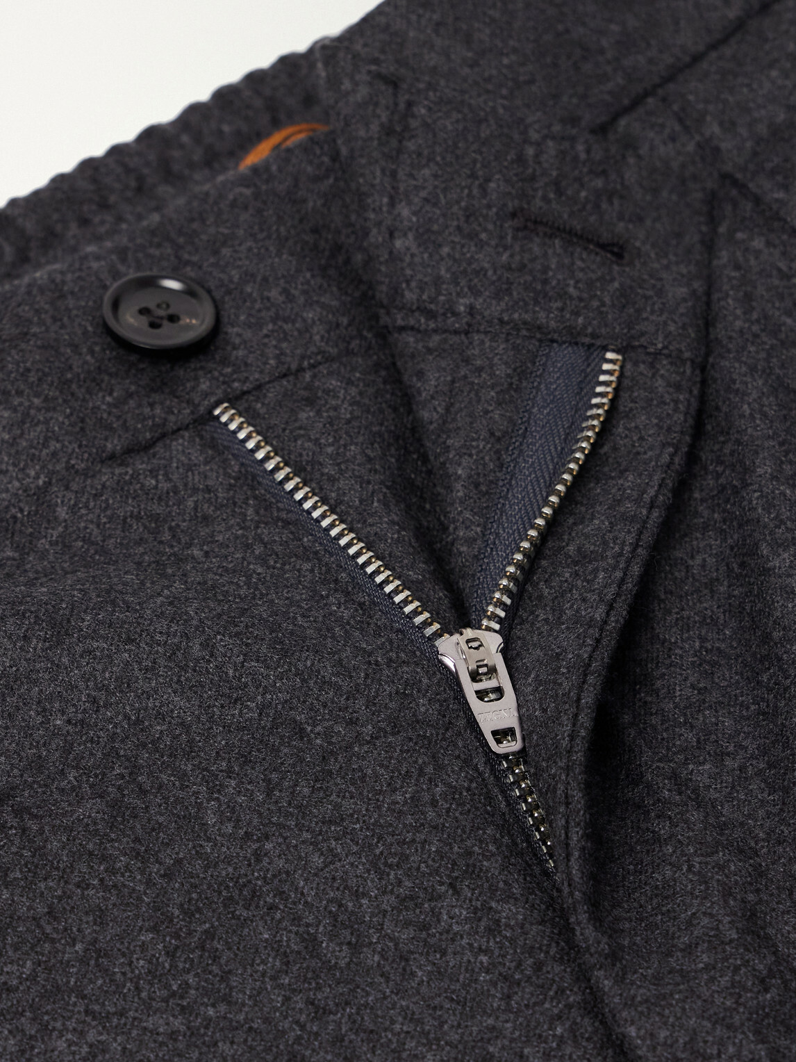 Zegna - Straight-Leg Wool, Cashmere and Silk-Blend Trousers - Gray