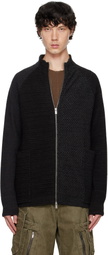 DEVOA Black Knit Cardigan