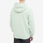 AMI Men's Tonal Heart Popover Hoody in Aqua