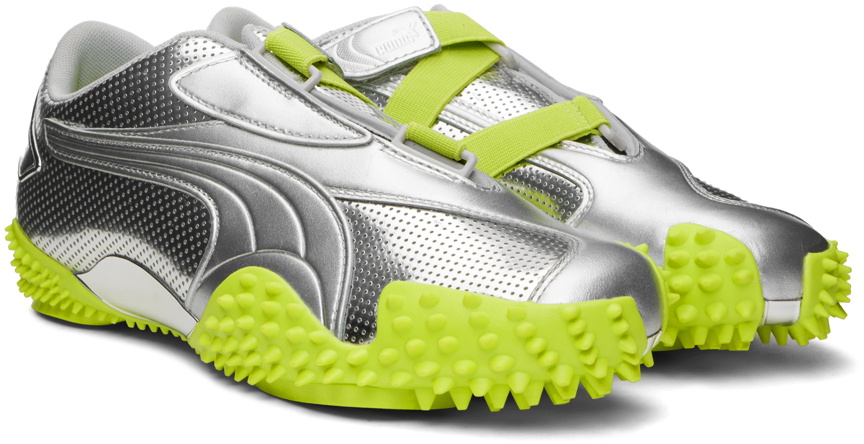 Ottolinger Silver & Green Puma Edition Mostro Lo Sneakers