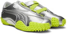 Ottolinger Silver & Green Puma Edition Mostro Lo Sneakers