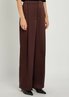 Vince Wide-leg Trousers Burgundy