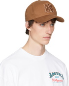 AMIRI Tan Crystal MA Outline Canvas Hat