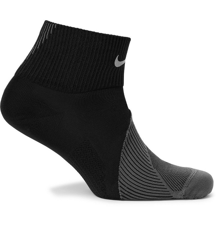 Photo: Nike Running - Spark Cushioned Dri-FIT Socks - Black
