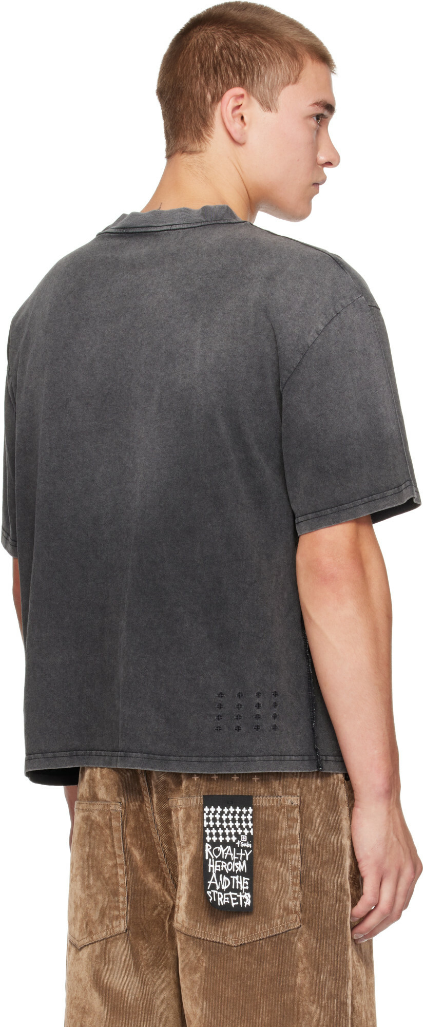 Ksubi Gray Shield Halen S/S T-shirt