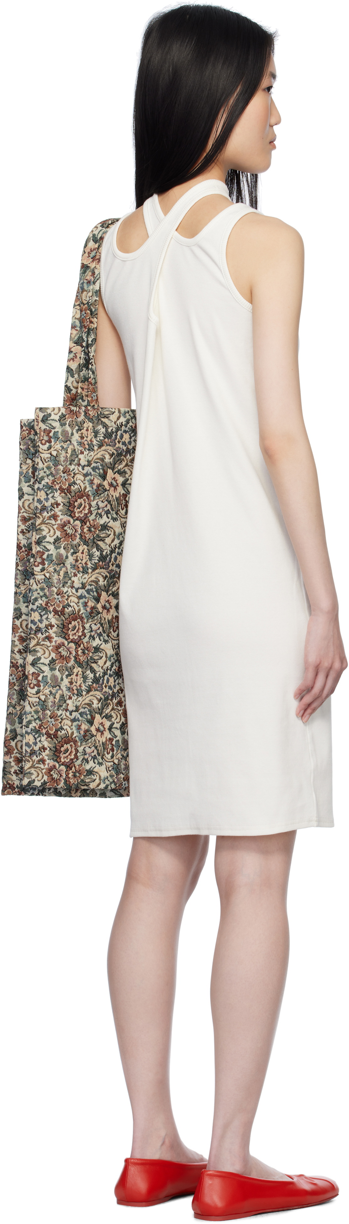 Bless Off-White Twintankdress Midi Dress