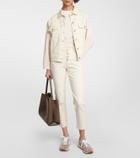 Brunello Cucinelli - Monili-embellished suede low-top sneakers