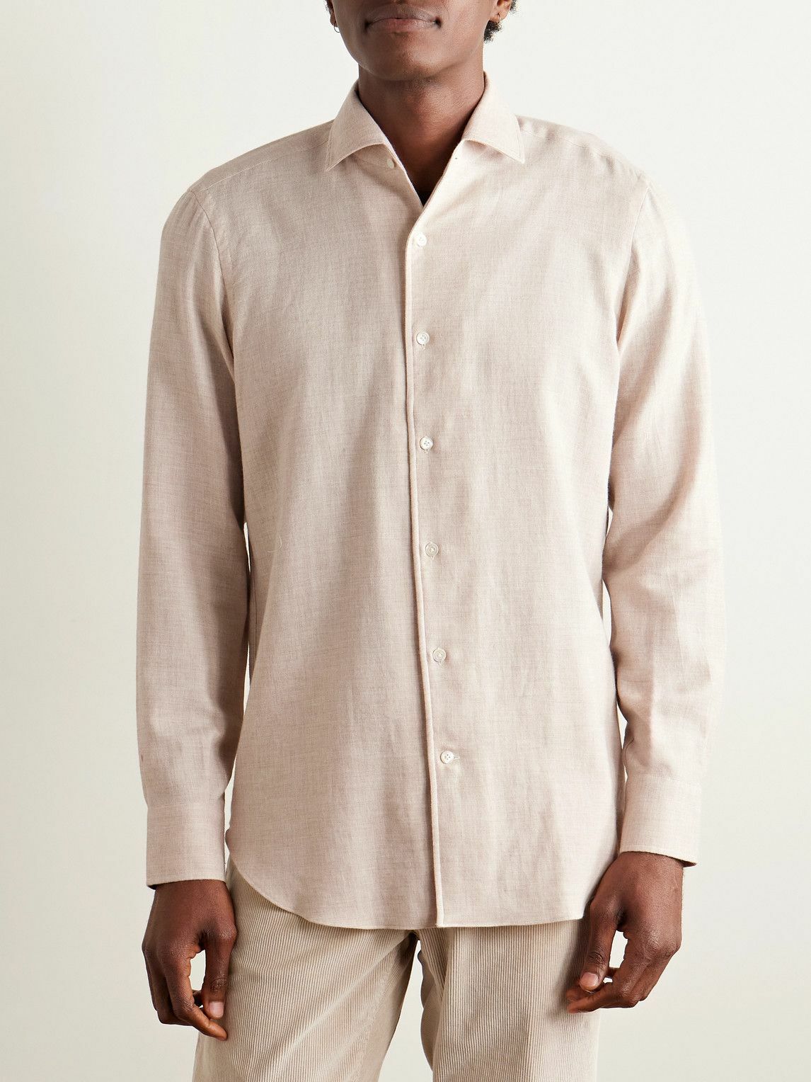 De Petrillo - Cotton Shirt - Neutrals