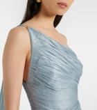 Maria Lucia Hohan Florencia one-shoulder silk gown