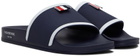 Thom Browne Navy Pool Slides