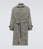 Ami Paris Belted wool-blend coat