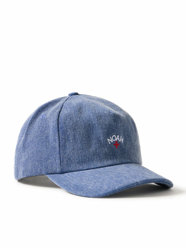 Photo: Noah - Logo-Embroidered Denim Baseball Cap