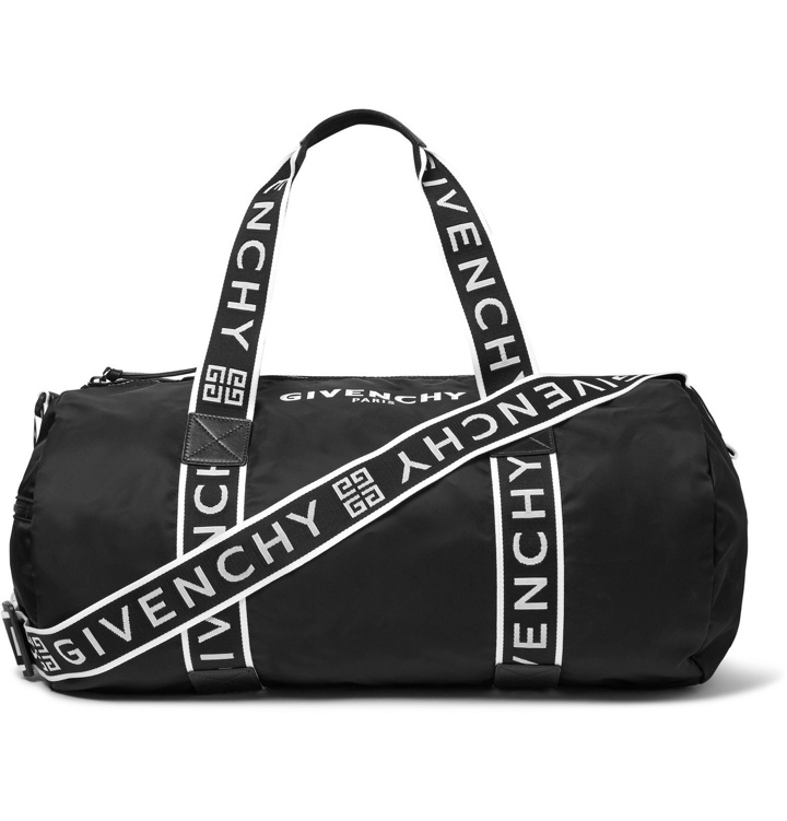 Photo: Givenchy - Logo-Jacquard Webbing and Shell Holdall - Black