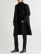 TOM FORD - Slim-Fit Double-Breasted Wool and Cashmere-Blend Coat - Black
