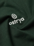 OSTRYA - Core Equi-Tee Logo-Print Cotton-Blend Jersey T-Shirt - Green