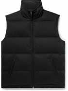 The Row - Gettler Quilted Cotton-Blend Twill Gilet - Black