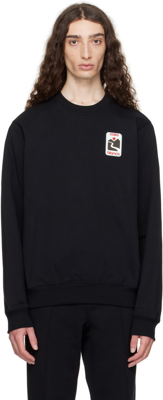 Photo: Casablanca Black Sunset Valley Sweatshirt
