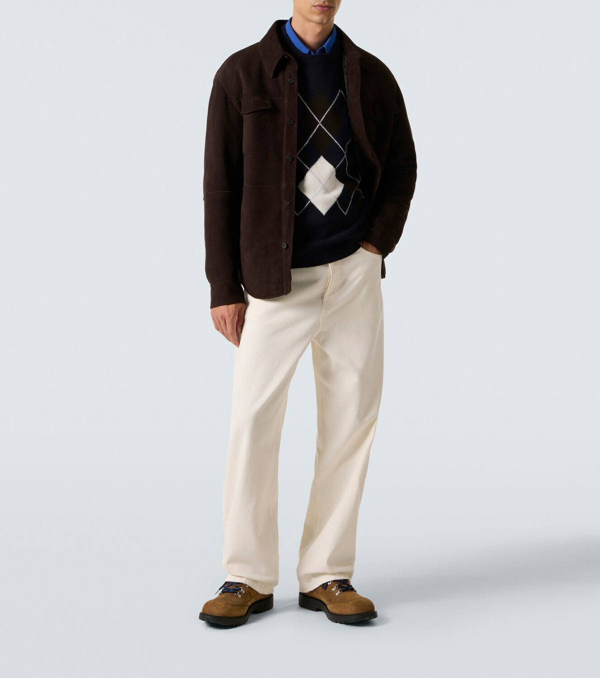 Arch4 Argyle cashmere sweater