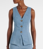 Veronica Beard Avalina denim vest