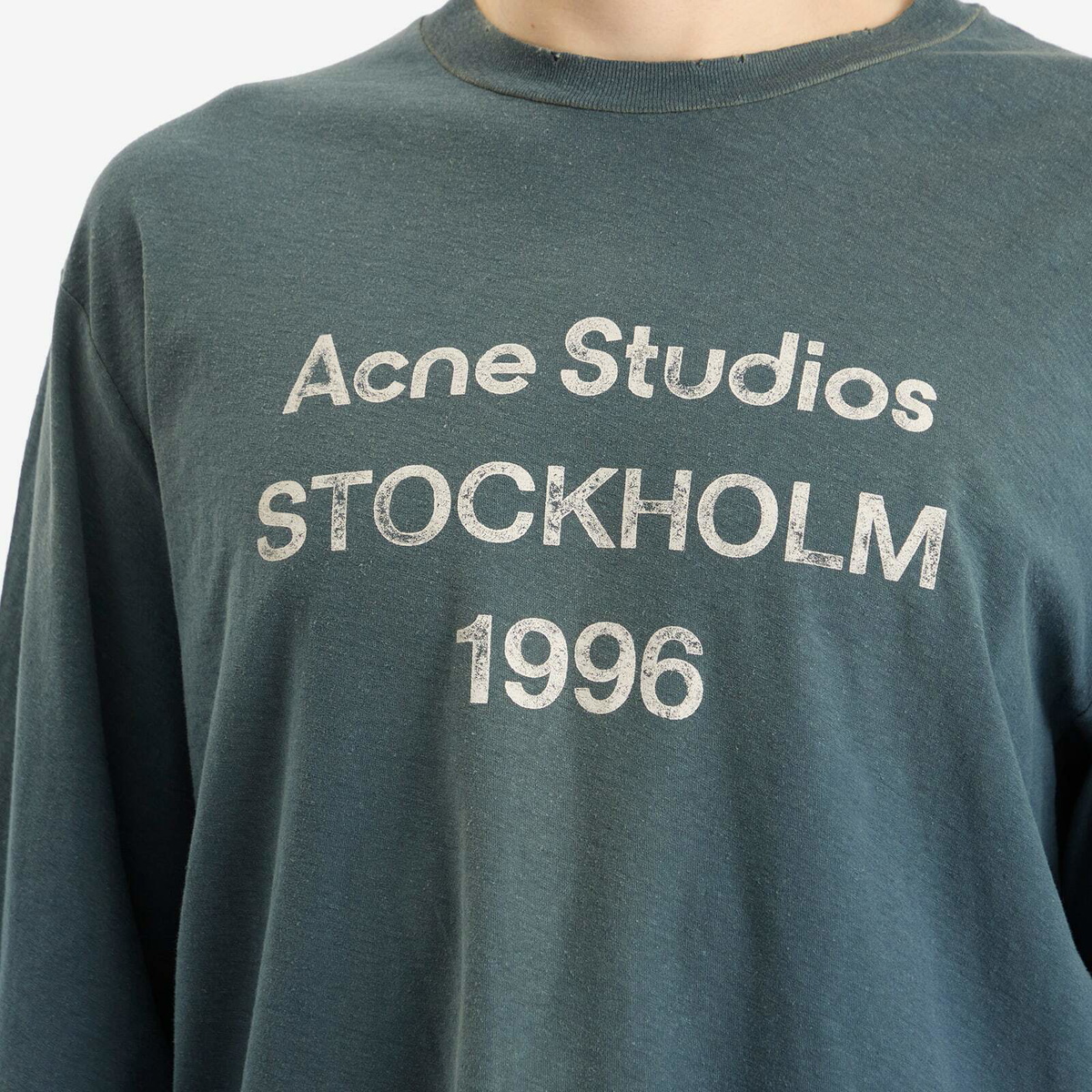 Acne Studios Men's 1996 Edden Long Sleeve T-Shirt in Deep