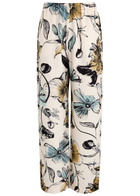 Stine Goya Floral-print Cloqué Trousers Multicoloured