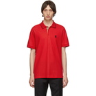 Burberry Red Icon Stripe Walton Polo