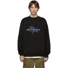 Maison Kitsune Black ADER Error Edition Jump Fox Sweatshirt