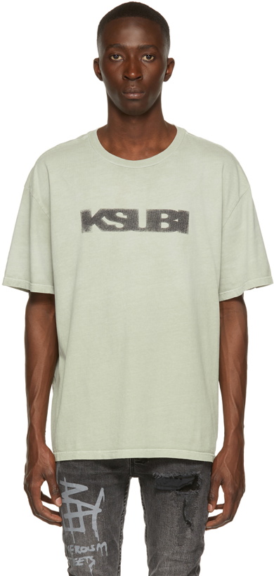 Photo: Ksubi Green Sign Of The Times Biggie T-Shirt