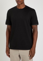 Boss Close-knit Cotton T-shirt Black