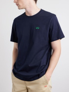 LOEWE - Anagram-Embroidered Cotton-Jersey T-Shirt - Blue