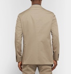 Canali - Dark-Beige Kei Slim-Fit Stretch-Cotton Twill Suit Jacket - Beige