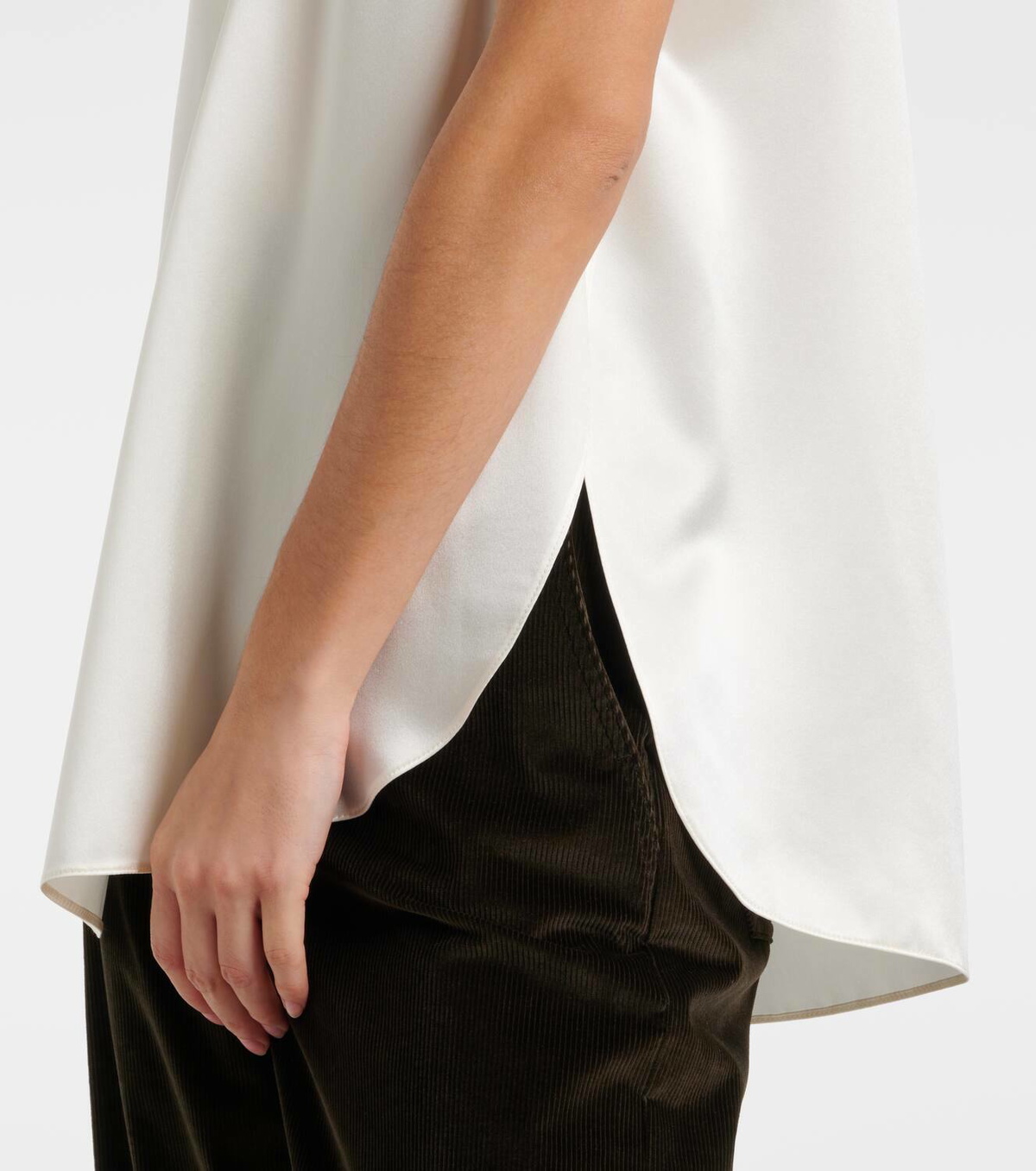 MAX MARA Filly silk top シルク タンクトップ Max Mara Filly silk satin tank top Max Mara